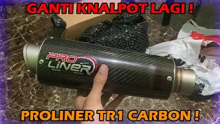 Modif CBR150R - Review Knalpot Carbon Proliner TR1 Carbon Series