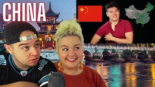 Americans React to China - Geography Now! | COUPLE REACTION VIDEO