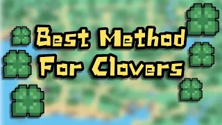 Best Method For Collecting Clovers!