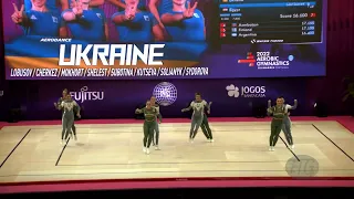 Ukraine (UKR) - 2022 Aerobic Worlds, Guimaraes (POR) - Aerobic Dance Qualifications