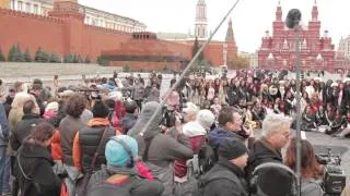 Miss Universe 2013 Contestants Tour Red Square, Moscow, Russia