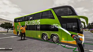 Washing my bus in Bus Simulator Ultimate | New Update| #gaming#bussimulator#realistic#update