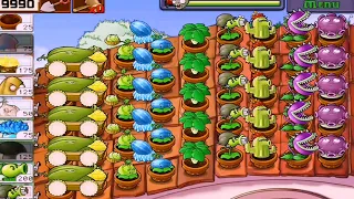 Plants vs Zombies | SURVIVAL ROOF I 5 Flags Successfully Defended Full GAMEPLAY