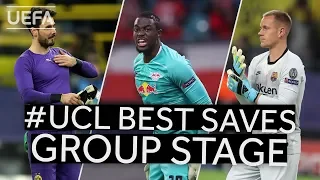 BÜRKI, MVOGO, TER STEGEN: #UCL BEST SAVES Group Stage