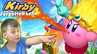 ОГНЕННЫЙ КИРБИ в Kirby and the forgotten land | КИРБИ и забытая земля | Егор Играет - ИГРАЗАВР