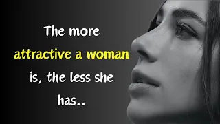 The More Attractive A Woman Is, The Less She has.. | Psychology Facts