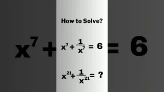 A Nice Olympiad Algebraic Equations•  #shorts #olympiad #mathematics #maths #matholympiad #tips