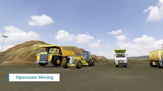 OPC Open-cast Open-pit mining Virtual Reality based Safety and Operations Training Simulations VR