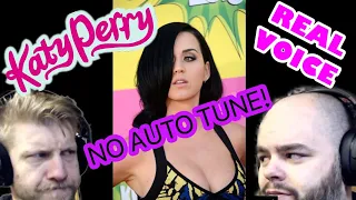 KATY PERRY - REAL VOICE!! NO AUTO TUNE!! 🤔🤔🤔🤷‍♂️ metalheads reaction