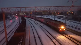 Тепловоз ТЭП70-0314 с поездом №648 Минск - Гомель
