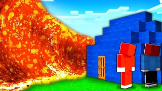 Su Evi LAV TSUNAMİ'ye Karşı !! - Minecraft