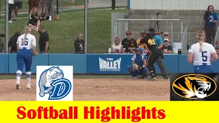 #14 Missouri vs Drake Softball Game Highlights, April 10 2024