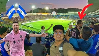 VIAJÉ desde NICARAGUA 🇳🇮 Para ver Jugar a MESSI en EL SALVADOR 🇸🇻😱