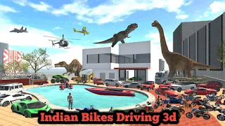 Indian Bikes Driving 3d | Dinosaurs Spawn Cheats |  Suriyax Gaming