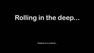 Rolling in the deep -  Adele (letra en inglés y español)