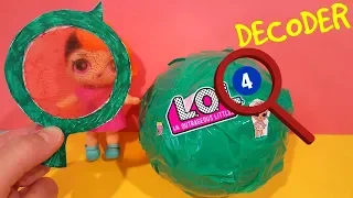 DIY НОВЫЙ ЛОЛ ДЕКОДЕР 4 Серия СВОИМИ РУКАМИ! Куклы LOL Surprise 4 Series Lil Sisters