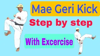 How To Do Mae Geri Kick // With Exercise Beginners At Home //@kcdofficial2024Bangla