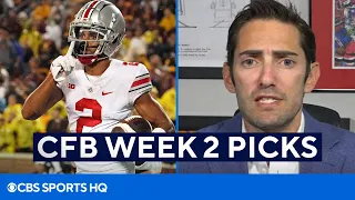 College Football Week 2 Picks and Best Bets | CBS Sports HQ
