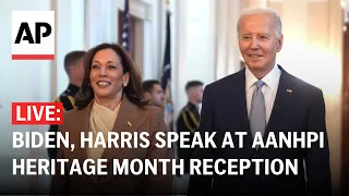 LIVE: Biden, Harris deliver remarks at AANHPI Heritage Month reception