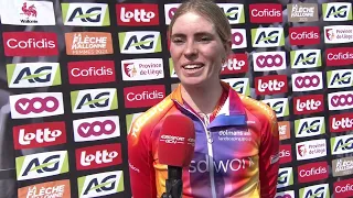 Demi Vollering - Interview aan de finish - La Flèche Wallonne Femmes 2023