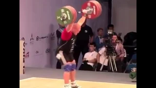 Mart Seim (+105kg) clean and jerking 234kg, 243kg and 246kg