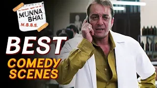 Best Comedy Best Scenes Of Munna Bhai M.B.B.S. | Sanjay Dutt, Arshad Warsi, Boman Irani