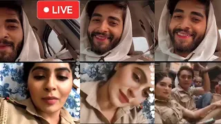 Yukti Kapoor live with her brother and team || Maddam Sir