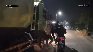 Menghadang Supir Truk Untuk Dipalak, Pria ini Dihadang Balik Polisi - 86