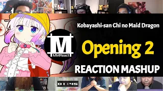 Kobayashi-san Chi no Maid Dragon Opening 2 | Reaction Mashup