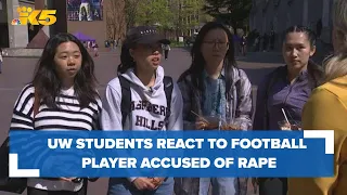 UW students react to football player accused of 2 rapes