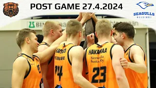 Karhubasket - Seagulls SF4 27.4.2024 Post Game