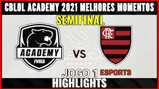 CBLOL Academy FUR x FLA HIGHLIGHTS Jogo 1 | CBLOL Academy Semifinal FURIA Academy x Flamengo Academy