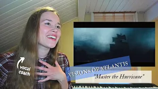 Finnish Vocal Coach Reacts: Visions Of Atlantis "Master the Hurricane" (SUBS) // Äänikoutsi reagoi