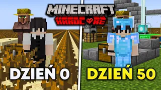 PRZETRWAŁEM 50 DNI NA PŁASKIM PUSTYNNYM ŚWIECIE Z PATYKAMI W MINECRAFT!