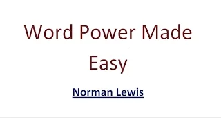 Video 2 Word Power Made Easy (Talking about Doctors)