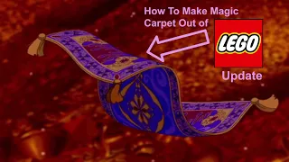 How To Make Magic Carpet from Disney’s Aladdin out of LEGO (Update)