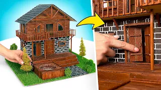 Jak zbudować luksusowy domek z tektury i drewnianych patyczków