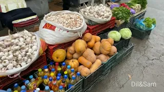 The biggest market in Central Asia! CHORSU Bazaar !Uzbekistan Tashkent street food.