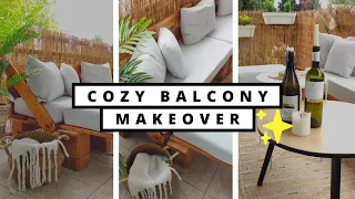 DIY BALCONY MAKEOVER ✨ Extreme Small Balcony Transformation On A Budget