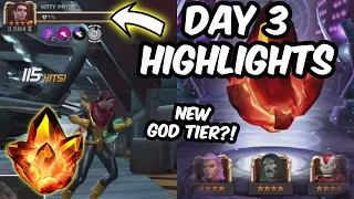 I WAS FORCED TO UNLEASH 8% OF MY MAXIMUM POWER - Day 3 F2P Highlights - Marvel Contest of Champions