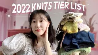 Ranking everything I knitted in 2022 | a year of seasonal knitting