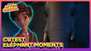 CUTEST Elephant Moments 🐘 The Magician's Elephant | Netflix After School