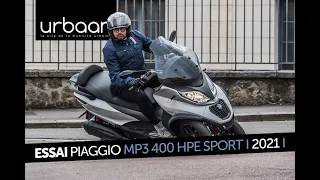 Essai Piaggio MP3 400 HPE Sport 2021 - urbaanews