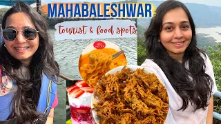 MAHABALESHWAR Tourist Places & Famous Food Spots | Includes Old Mahabaleshwar 🍓⛰🌽🧅🛍