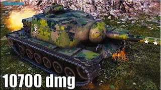 Т110Е3 дамаг в рандоме 🌟 10700 dmg 🌟 World of Tanks лучший бой пт сау T110E3