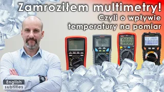 Metrology Lab: Influence of temperature on multimeters, test in a climatic chamber.