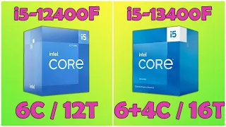 Battle Intel Core i5: 13400F vs 12400F