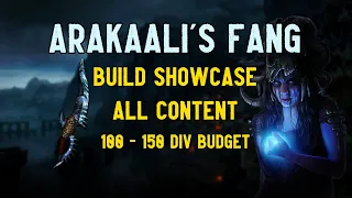| Arakaali's Fang / Raise Spiders | Occultist | Build Showcase | POE 3.22