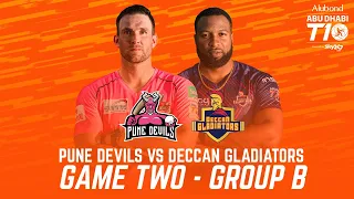 Match 2 HIGHLIGHTS I Pune Devils vs Deccan Gladiators I Day 1 I Abu Dhabi T10 I Season 4