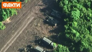 У зоні відведення військ на Донбасі російські бойовики розмістили 11 танків та 26 БТР